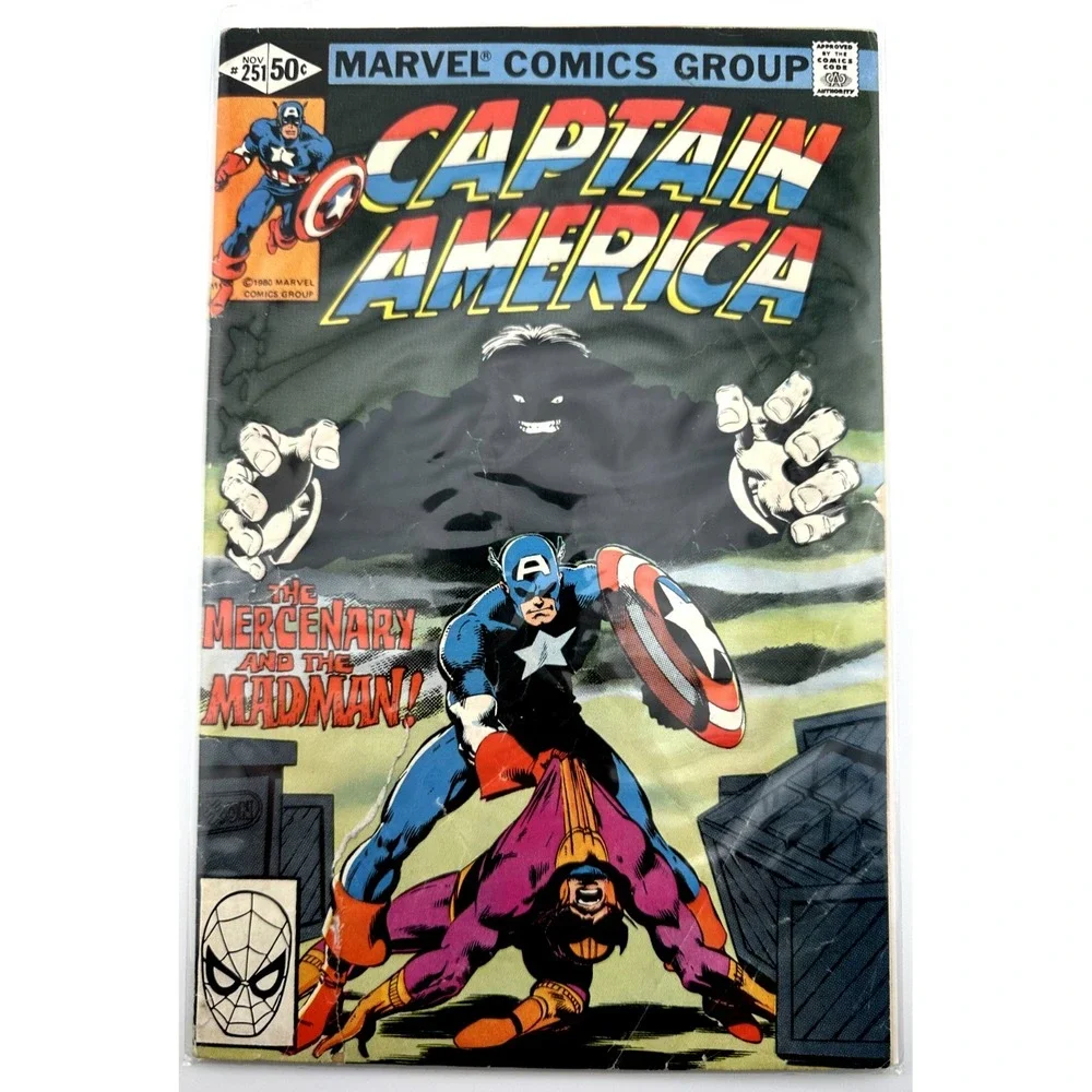 Captain America #153 &‎ #251 Lot Marvel Comics 1972–1980 Hero or Hoax! VG/FN